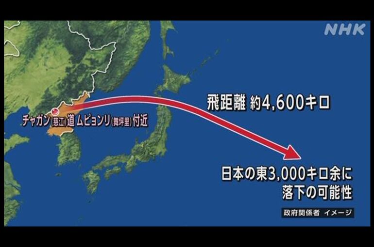 北朝鮮　ミサイル